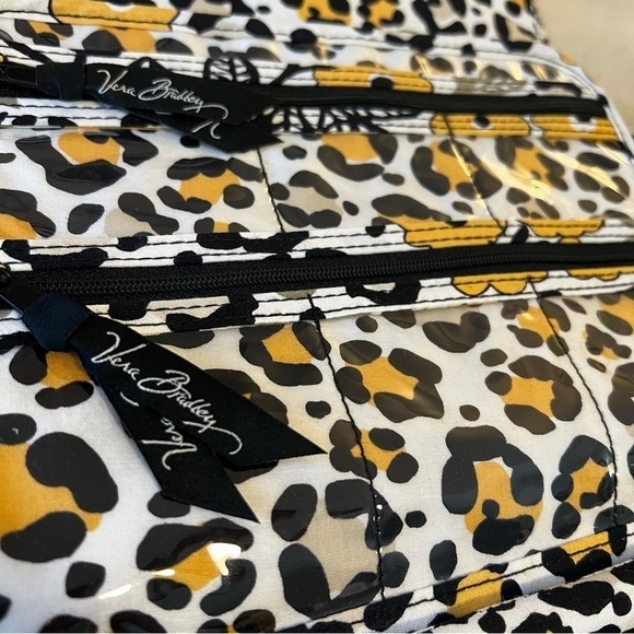 VERA BRADLEY Go Wild Travel Jewelry Case Folio Book Yellow Black White 2013 - Picture 11 of 16